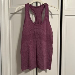 Lululemon swiftly racer back tank, size 6